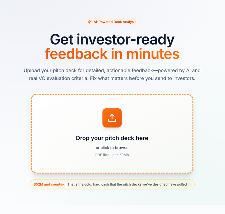 How to get investor-ready feedback on your pitch deck